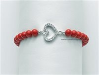 Bracciale Yukiko Donna in Argento Corallo BR667Y - BR667Y